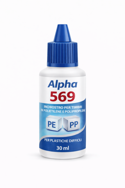 Inchiostro per polietilene e polipropilene Alpha 569 30ml