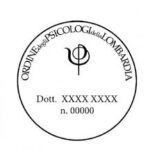 Timbro per Ordine degli Psicologi diam. 35 mm - immagine 2
